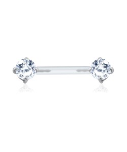 Round Shaped CZ Intimate Piercing INT-03